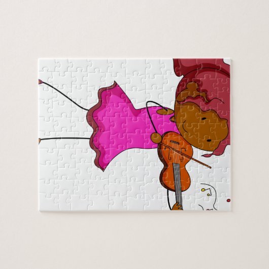 Violinenspieler Puzzle (Horizontal)