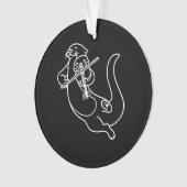 Violiner Otter Gabe Geigenspiel Violine Musik Ornament (Vorderseite)