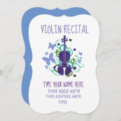 ViolinErwägung Einladung (Vorne/Hinten)