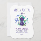 ViolinErwägung Einladung (Vorderseite)