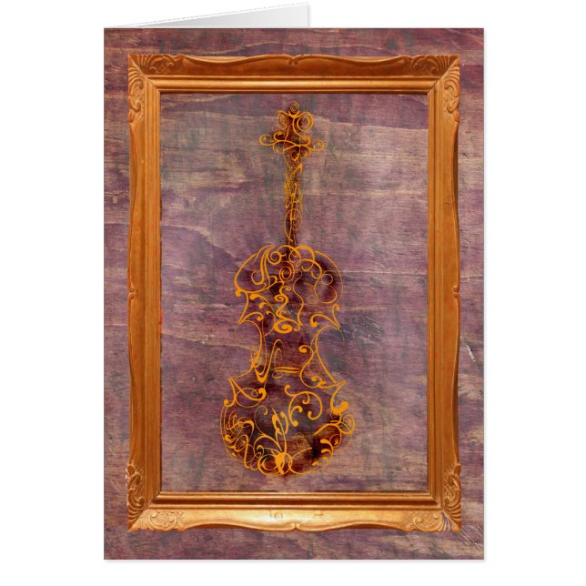 ViolineScrawl im Rahmen (Vorne)