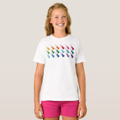 Violinfarbige Fun Array Music T-Shirt (Vorne ganz)