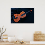 Violinfoto Nahaufnahme Poster (Küche)