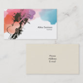 Violinisatorenkarte Visitenkarte (Vorne/Hinten)