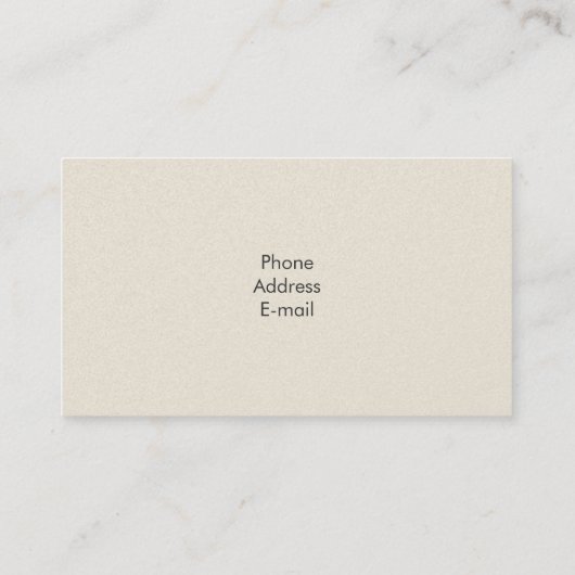 Violinisatorenkarte Visitenkarte (Rückseite)