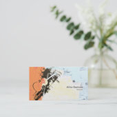 Violinisatorenkarte Visitenkarte (Stehend Vorderseite)