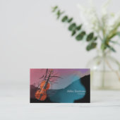 Violinisatorenkarte Visitenkarte (Stehend Vorderseite)