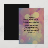 VIOLINIST Bat Mitzvah Empfang Party Card Einladung (Vorne/Hinten)