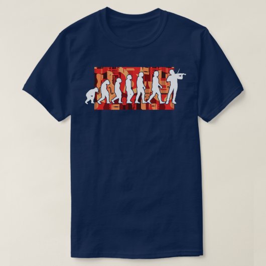 Violinist Evolution 1 T-Shirt (Design vorne)