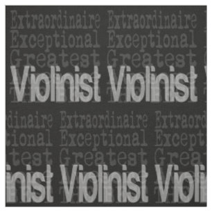 Violinist Extraordinaire Fabric Stoff
