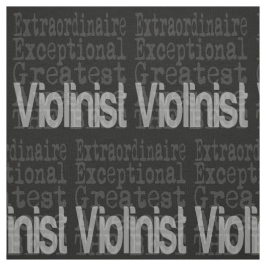 Violinist Extraordinaire Fabric Stoff (Muster)