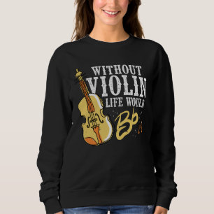 Violinist-Geschenk-Idee für Sweatshirt