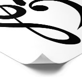 Violinist Gift, Violine Lover - Violine Poster (Ecke)