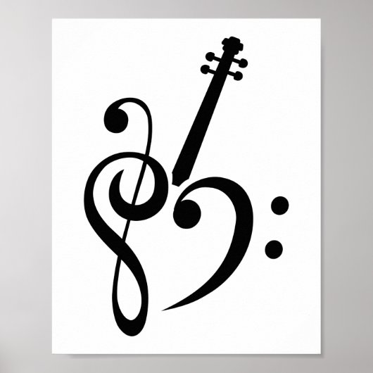 Violinist Gift, Violine Lover - Violine Poster (Vorne)
