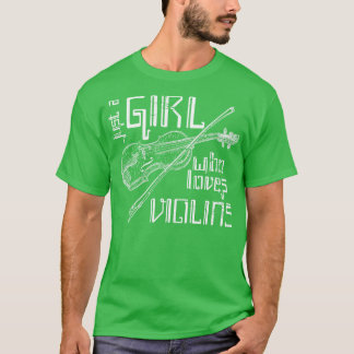 Violinist Girl Violin T-Shirt