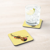 Violinist Hübsche Violine Getränkeuntersetzer (Rechte Seite)