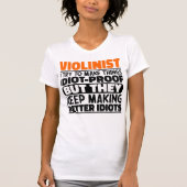 Violinist Ich versuche, Dinge Cool zu machen Lusti T-Shirt (Vorderseite)