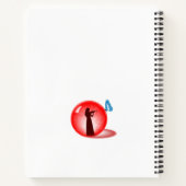 Violinist in Sphere Notizblock (Rückseite)