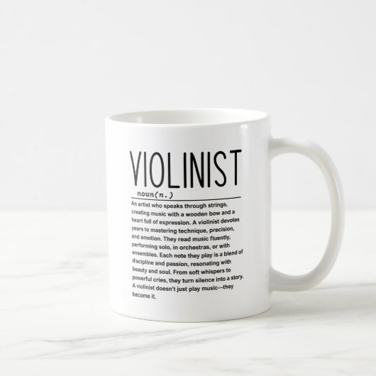 Violinist Kaffeetasse (Rechts)