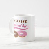 Violinist-lustiges Geschenk Kaffeetasse (Vorderseite Links)