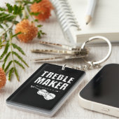 Violinist niedlich Violinist Lover Music Viola Pla Schlüsselanhänger (Vorderseite rechts)