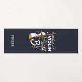 Violinist ohne Violinleben würde flattern Yogamatte (Vorderseite (Horizontal))