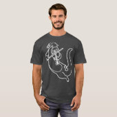 Violinist Otter Violonistin T-Shirt (Vorne ganz)