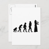 Violinist Postkarte (Vorne/Hinten)