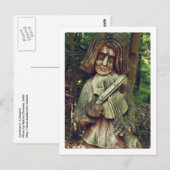 Violinist Postkarte (Vorne/Hinten)