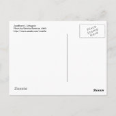 Violinist Postkarte (Rückseite)