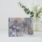 Violinist Postkarte (Stehend Vorderseite)