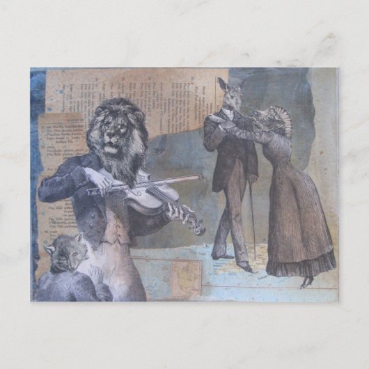 Violinist Postkarte (Vorderseite)