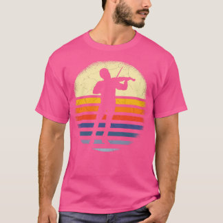 Violinist Retro T-Shirt