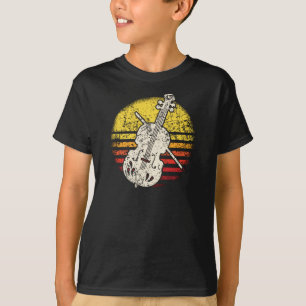 Violinist Retro Vintag T-Shirt