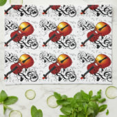 Violinist, Rock the House_ Handtuch (Gefaltet)