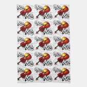 Violinist, Rock the House_ Handtuch (Vertikal)