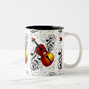 Violinist, Rock the House_ Zweifarbige Tasse