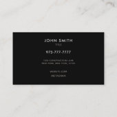 Violinist Slogans Business Cards Visitenkarte (Rückseite)