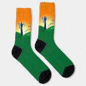 Violinist und Butterfly Socken (Rechts)