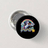 Violinist Unicorn Violine Viola Player Musi Button (Vorne & Hinten)