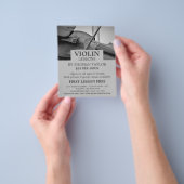Violinist, Violin Lessons Flyer (Gruppe)