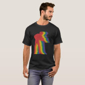 Violinist Violine Gay Pride LGBTQ Supporter Rainbo T-Shirt (Vorne ganz)