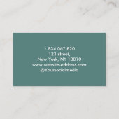 Violinist - Violinist - Geigerlehrer Visitenkarte (Rückseite)