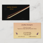 Violinist Visitenkarte (Vorne/Hinten)