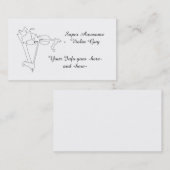 Violinist-Visitenkarte Visitenkarte (Vorne/Hinten)