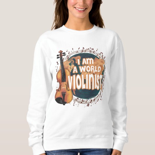 violinist world sweatshirt (Vorderseite)