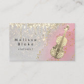 Violinistikkarte Visitenkarte (Vorderseite)