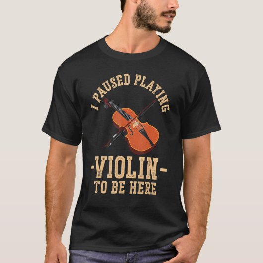 Violinistin Ich hielt Violine für sie T-Shirt (Vorderseite)