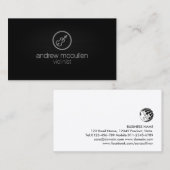 Violinistin Icon Musician Visitenkarte (Vorne/Hinten)