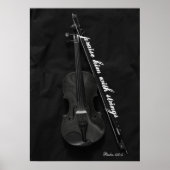 Violinistisch Poster (Vorne)